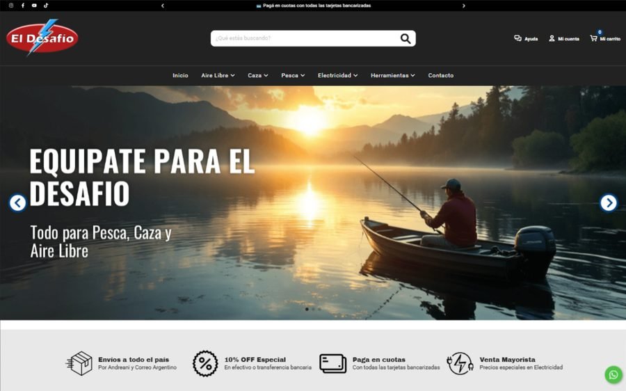 Tienda online El Desafío